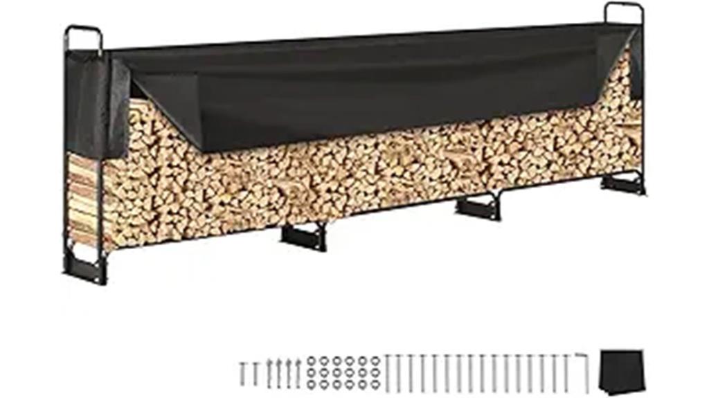 firewood storage solution covered