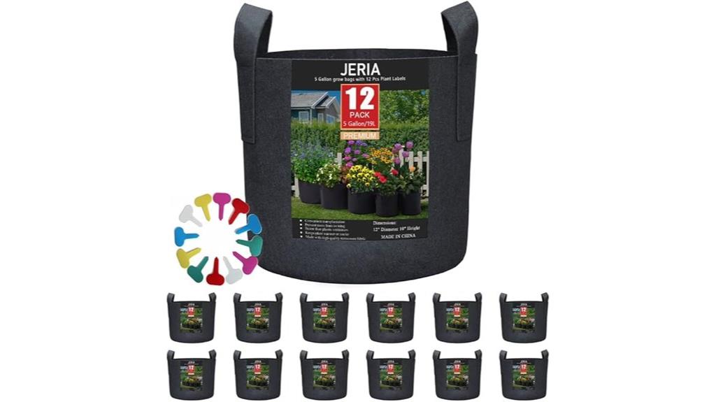 five gallon grow bags
