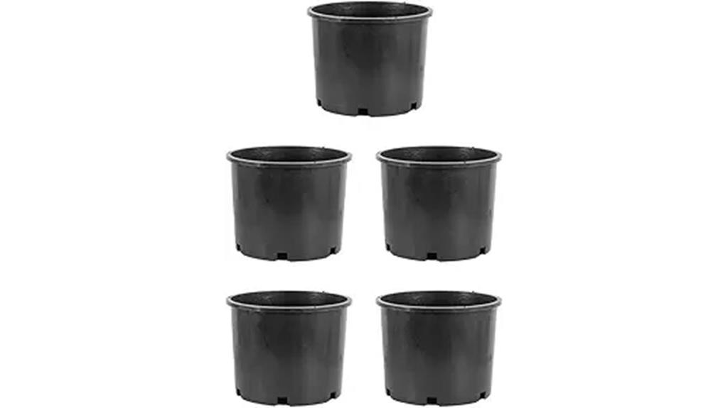 five gallon nursery pots