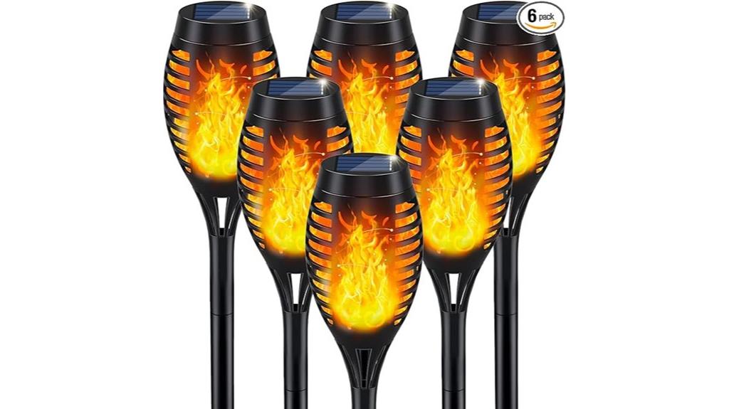 flickering flame outdoor decor