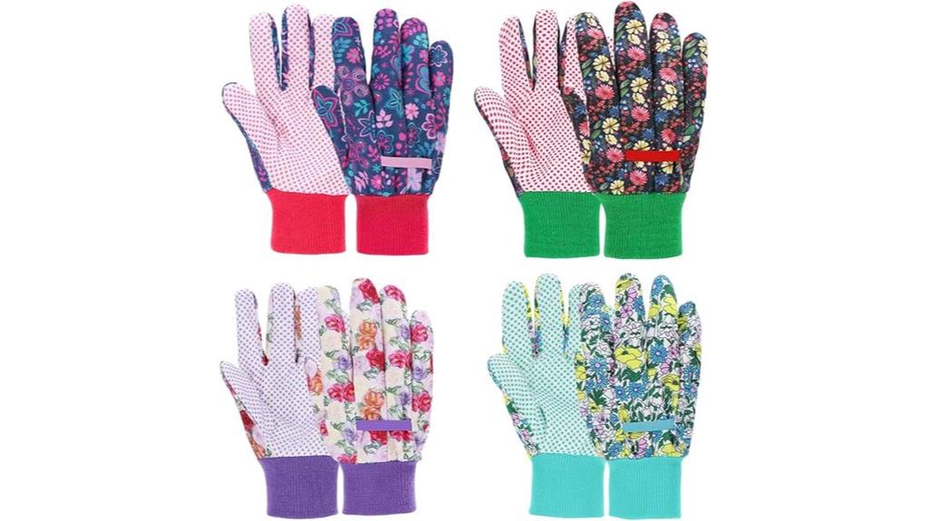 floral women s gardening gloves
