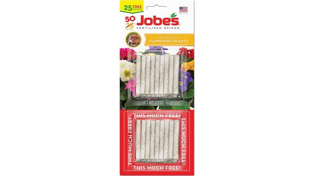 flowering plant fertilizer spikes
