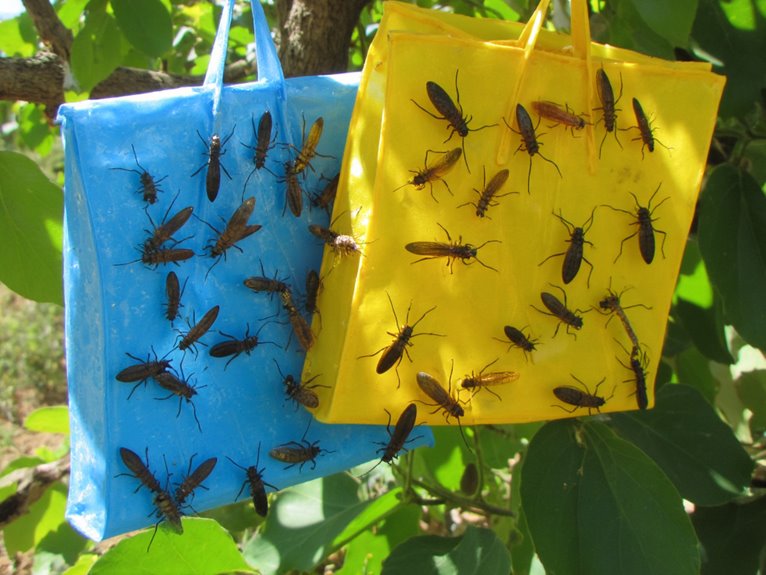 flying pest monitoring traps