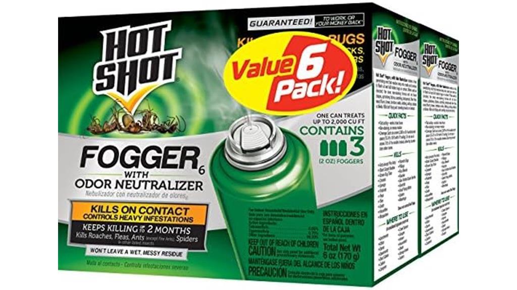 fogger odor neutralizer pack