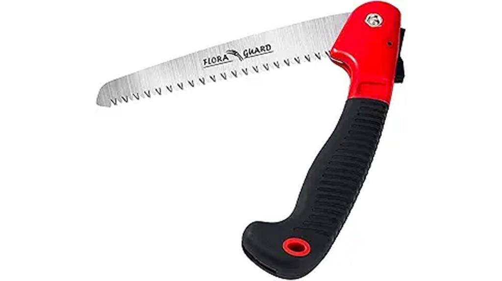 folding saw with razor teeth