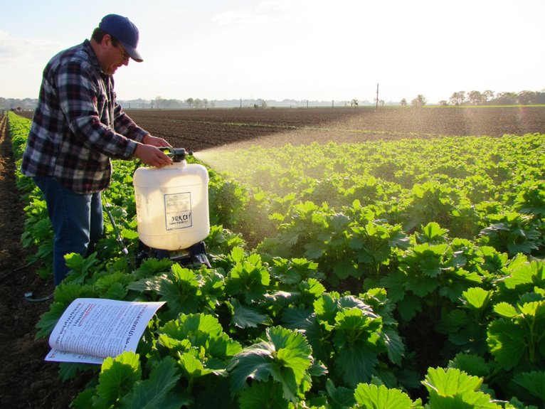 foliar feeding for deficiencies