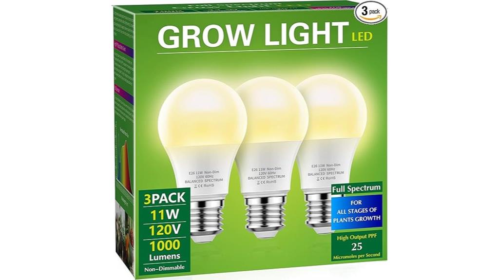 full spectrum grow bulbs