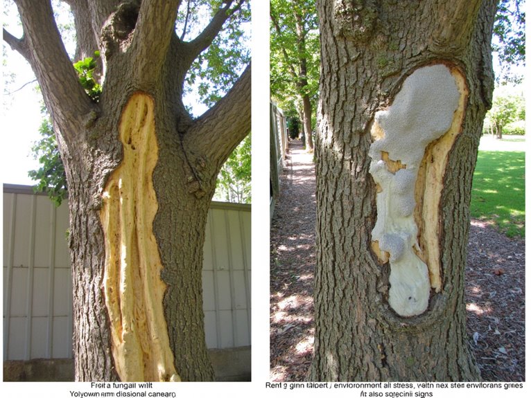 fungal wilt vs environmental stress