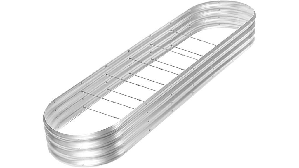 galvanized raised garden bed