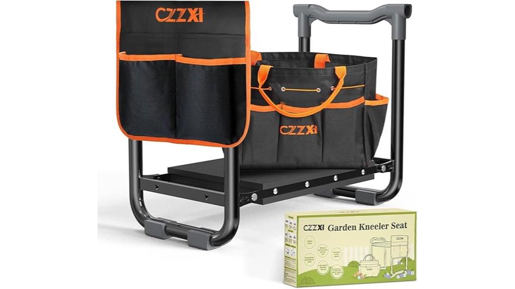 garden helper with storage