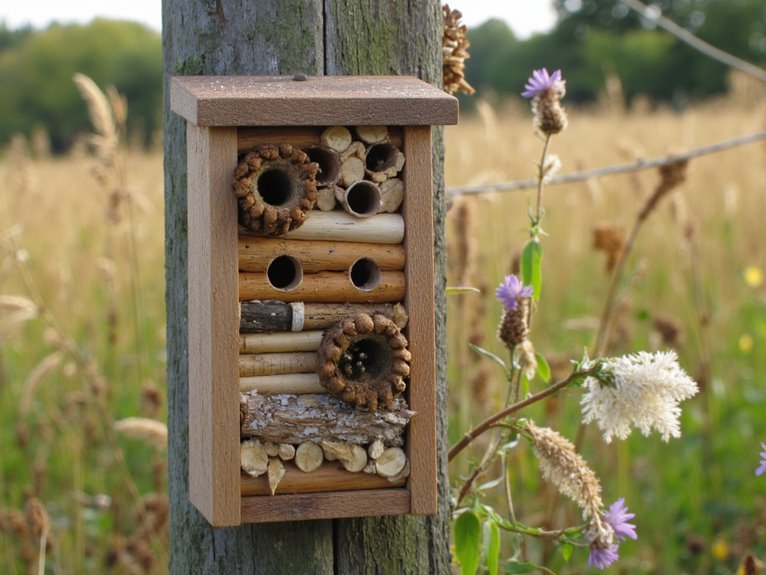 garden helpers insect houses
