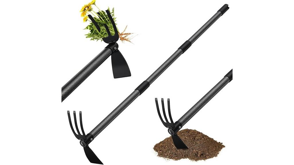 garden hoe and cultivator