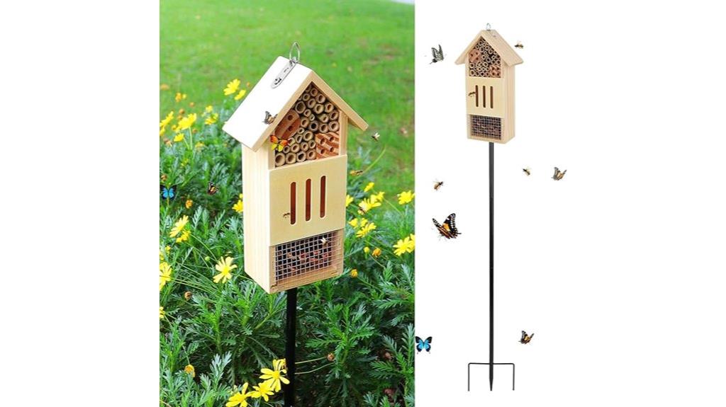 garden insect house stake