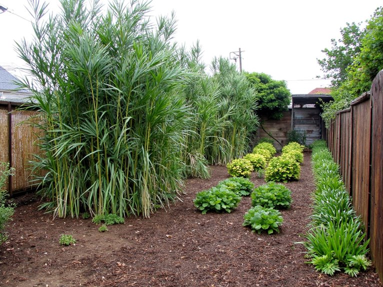 garden plant wind protection