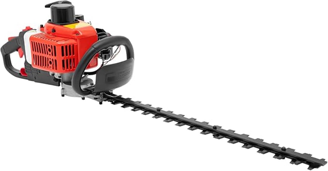 gas powered hedge trimmer features