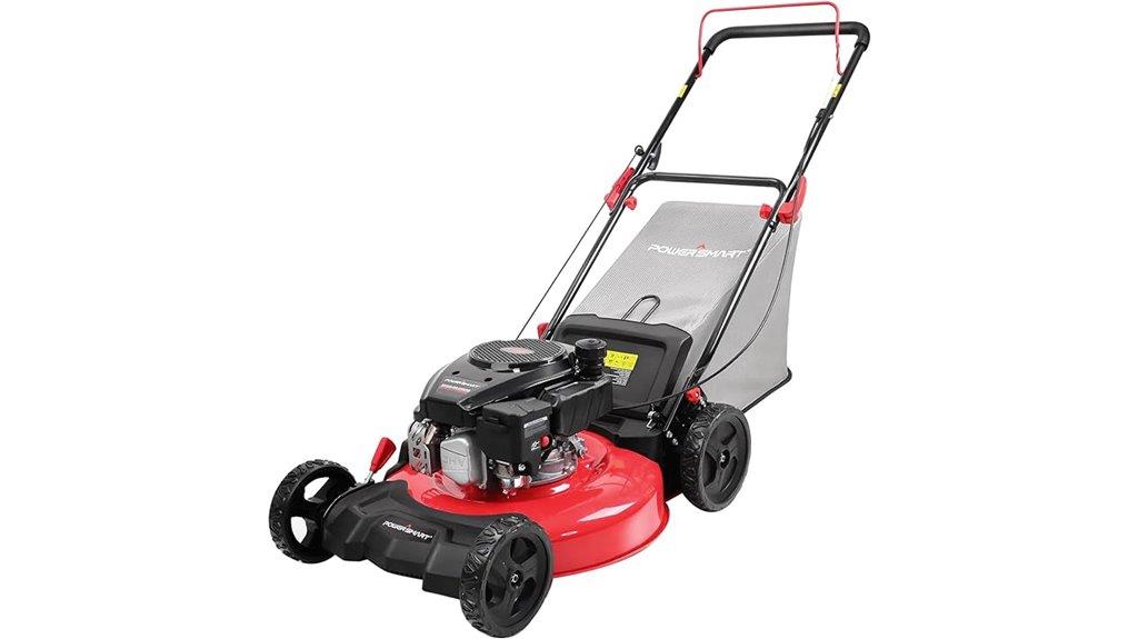 gas powered push lawn mower