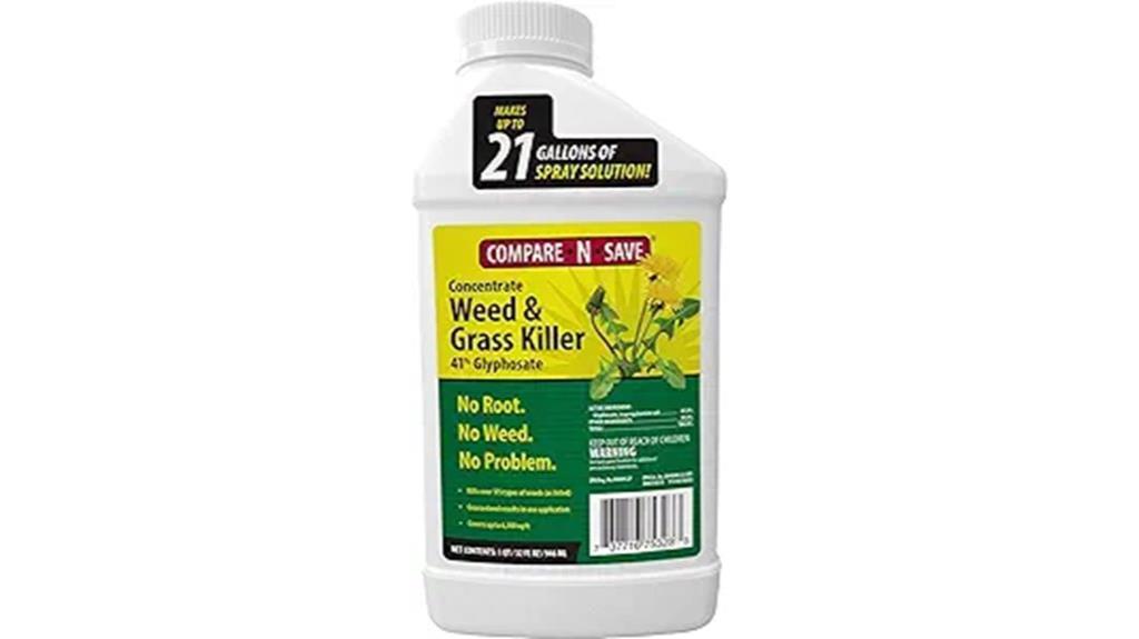 glyphosate weed killer concentrate
