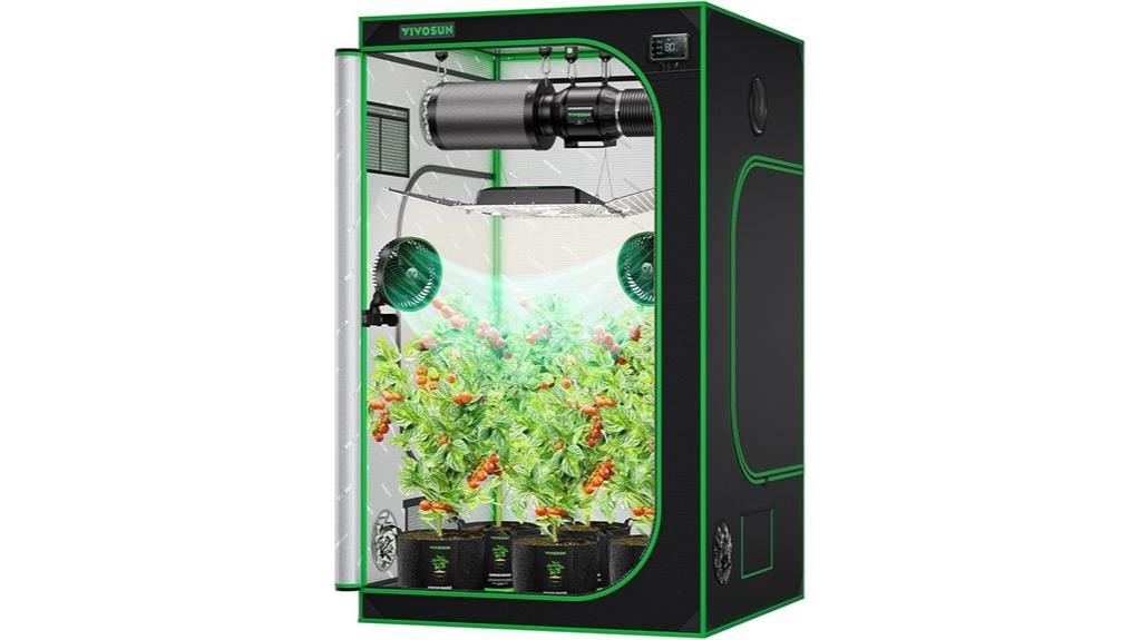 grow tent with observation