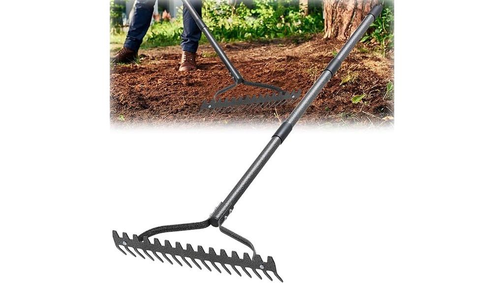 heavy duty adjustable rake