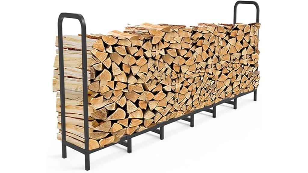 heavy duty firewood rack