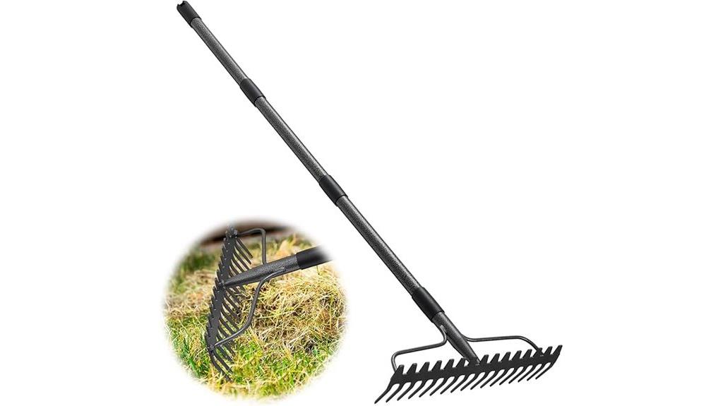 heavy duty garden rake