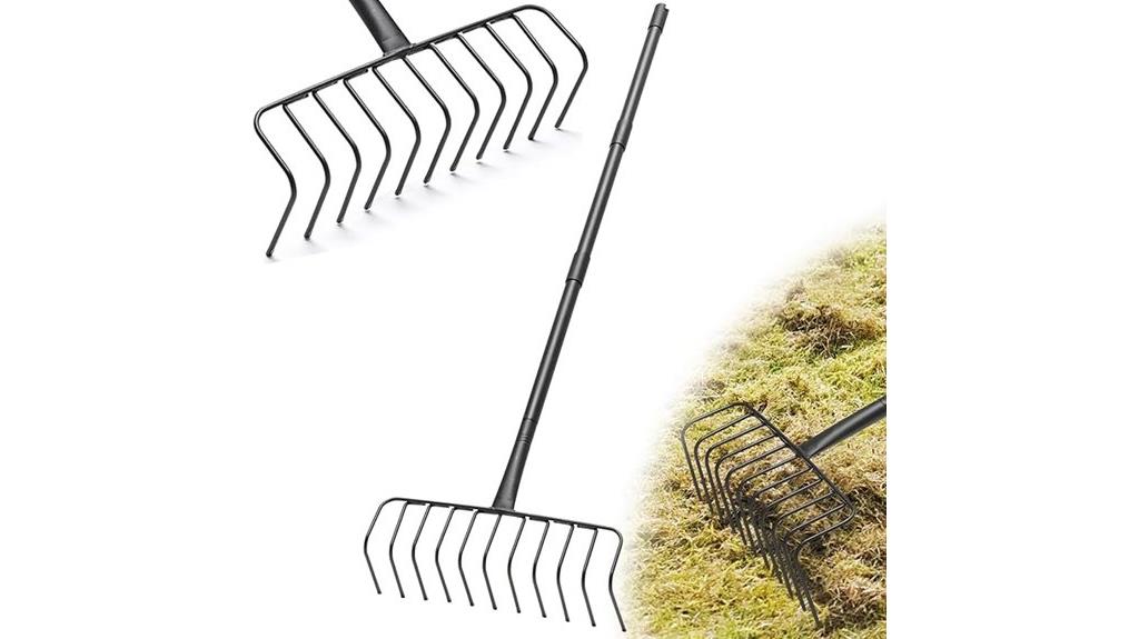 heavy duty thatch rake
