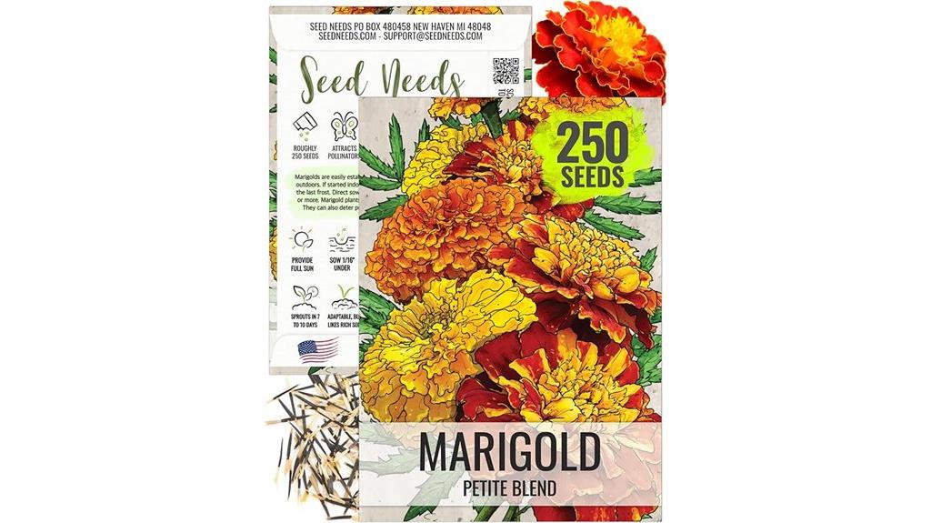 heirloom petite marigold seeds