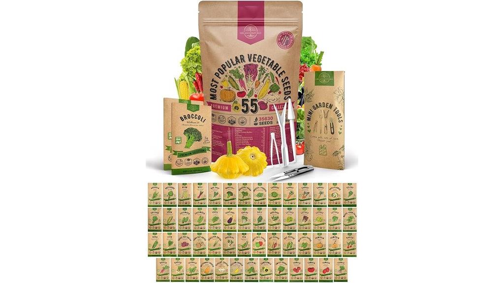 heirloom vegetable seed assortment