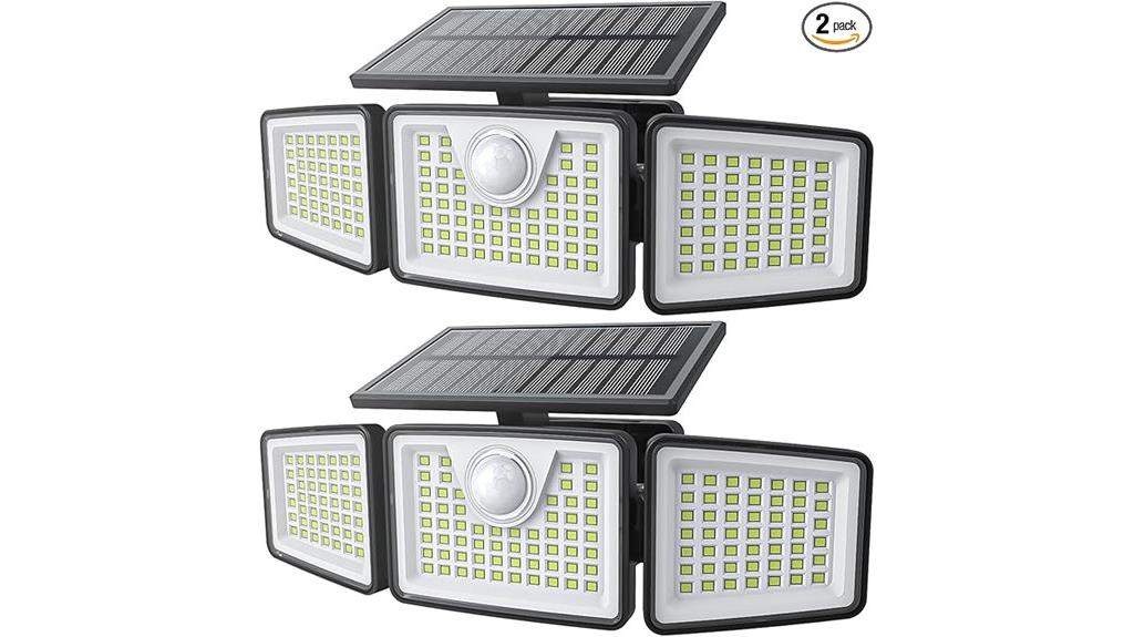 high brightness solar security lights