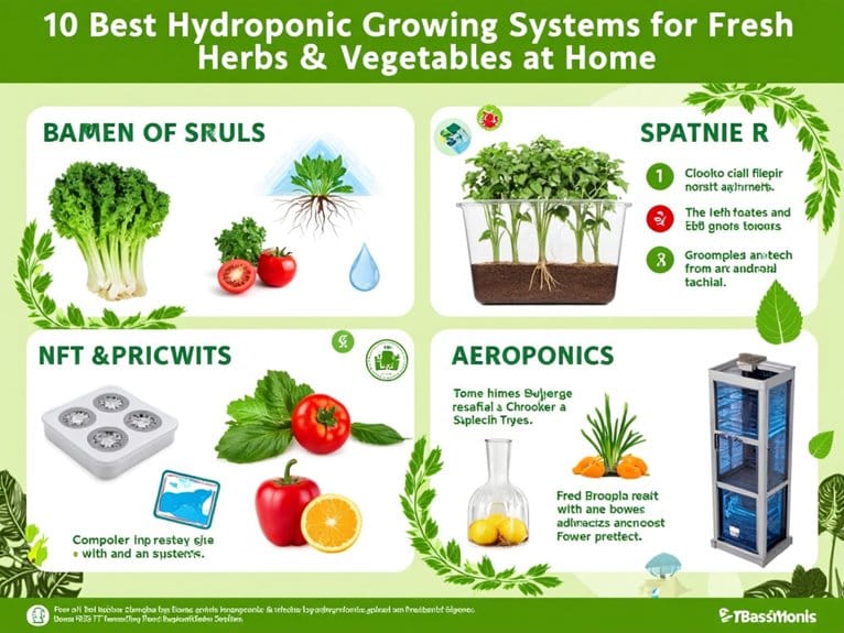home hydroponic growing systems