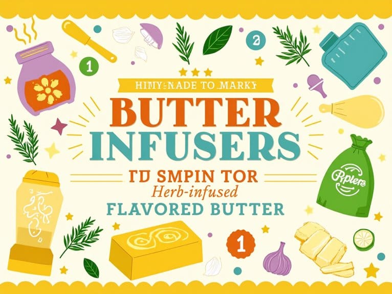 homemade herbed flavored butter