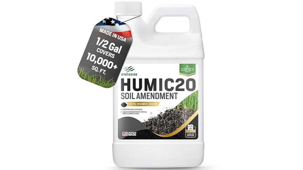 humic acid lawn treatment