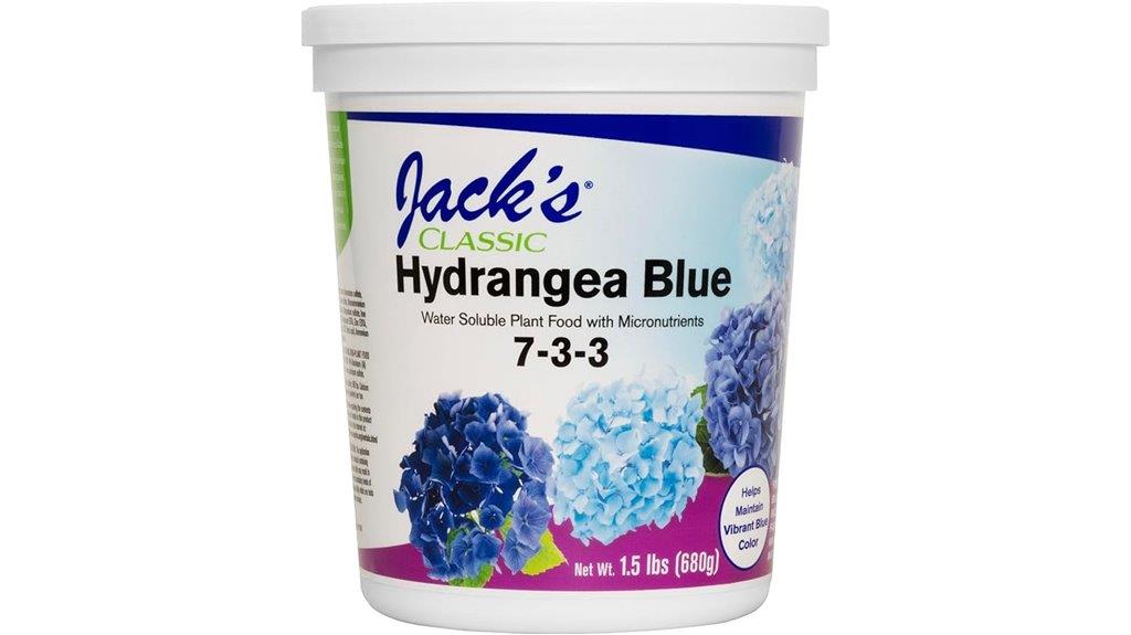 hydrangea blue fertilizer powder