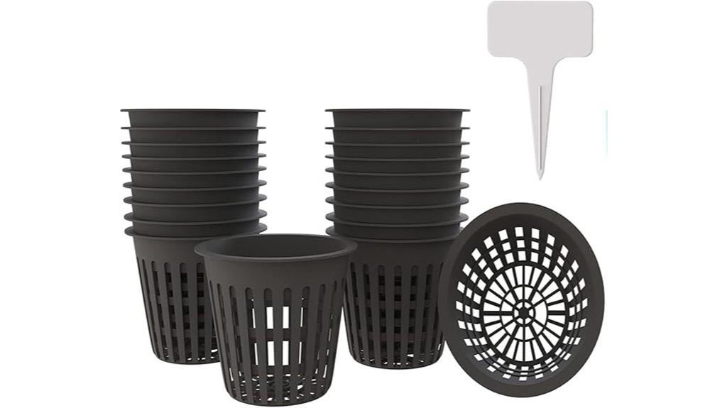 hydroponic plastic net cups