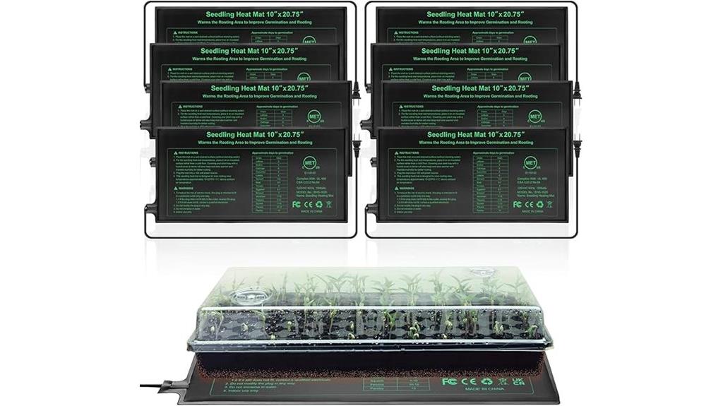 hydroponic seedling heat mats