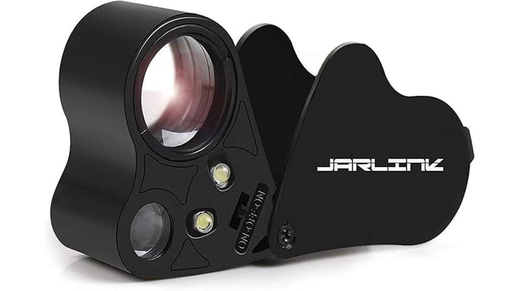 illuminated jewelers loupe magnifier