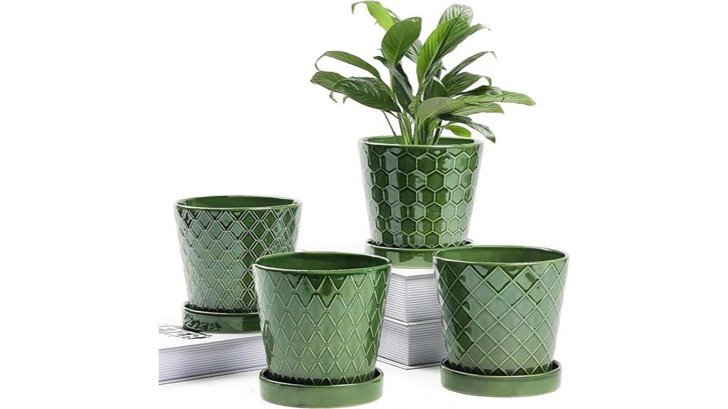 indoor ceramic flower pots