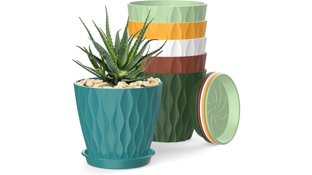 indoor flower pots set