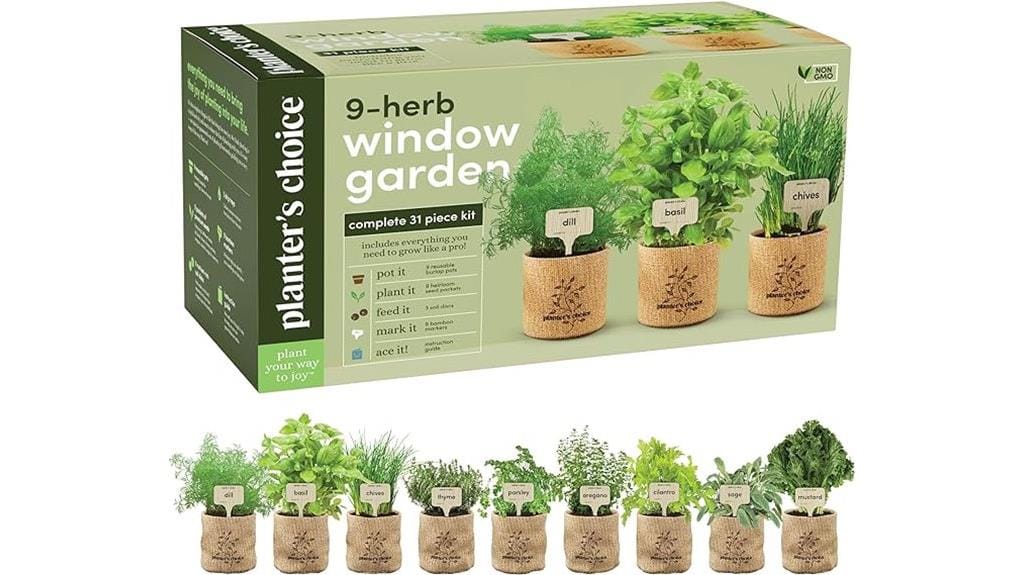 indoor herb gardening kit