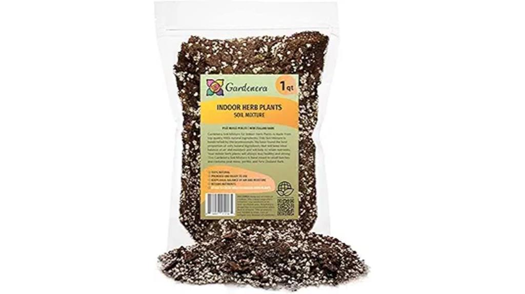 indoor herb planter soil