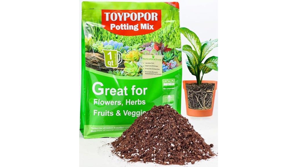 indoor houseplant potting soil