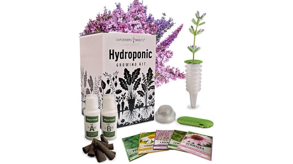 indoor hydroponic herb kit