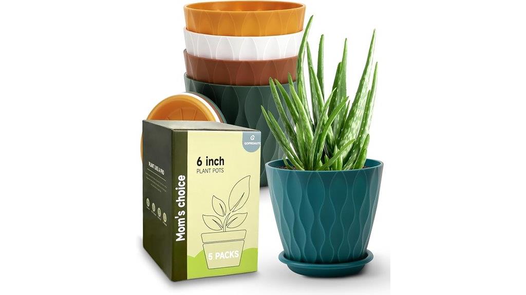indoor planter pots set