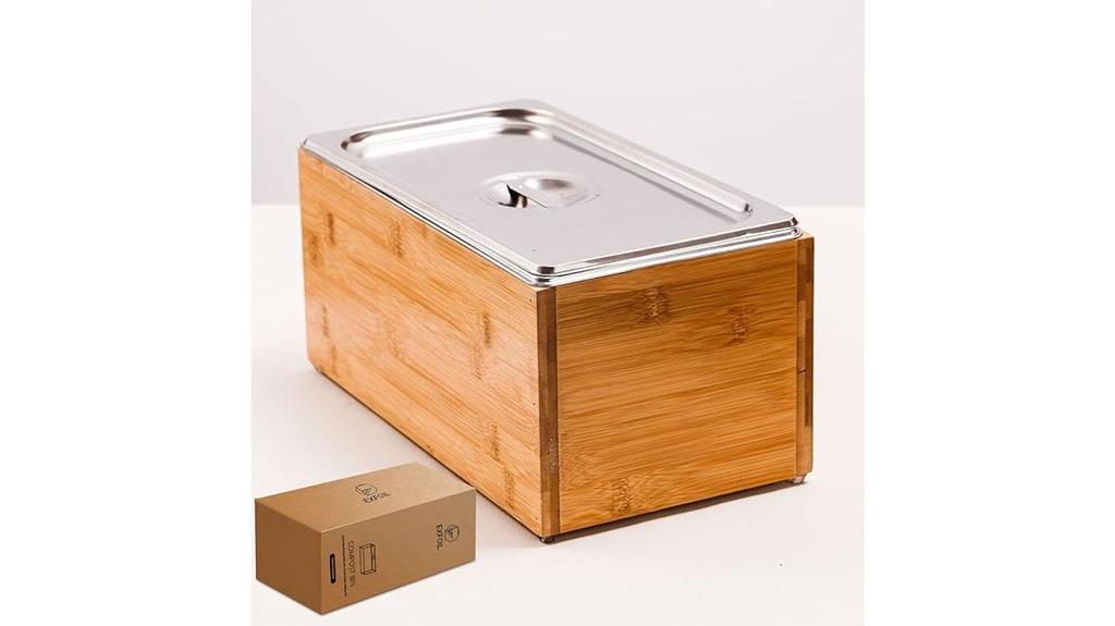 kitchen compost bin stainless steel