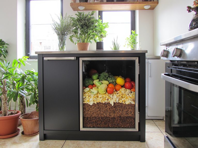 kitchen scraps composting solutions