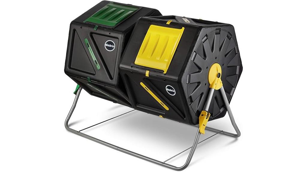 large dual chamber composter