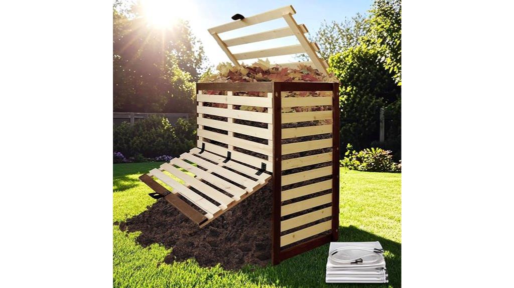large outdoor compost bin