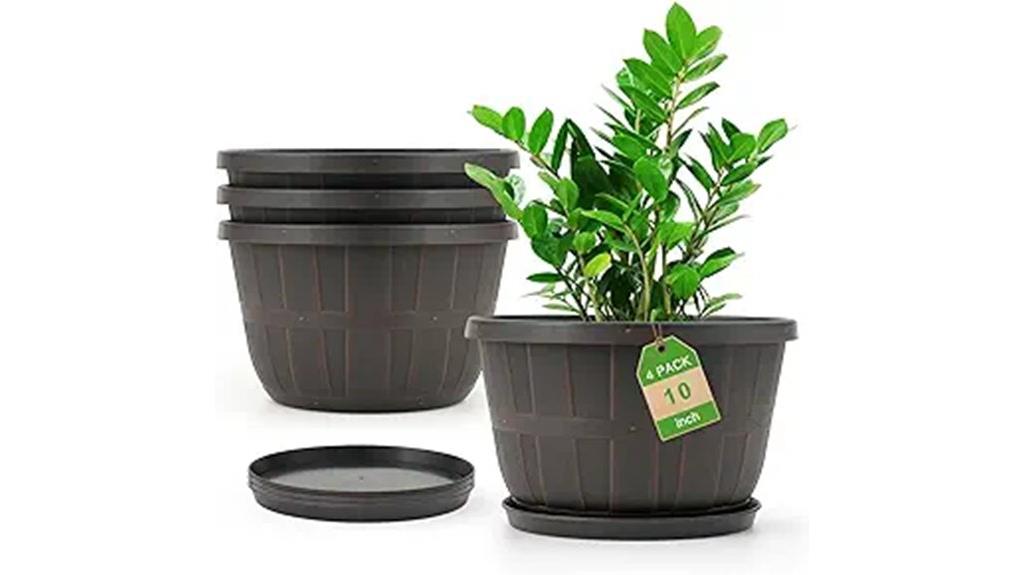 large outdoor planter pots