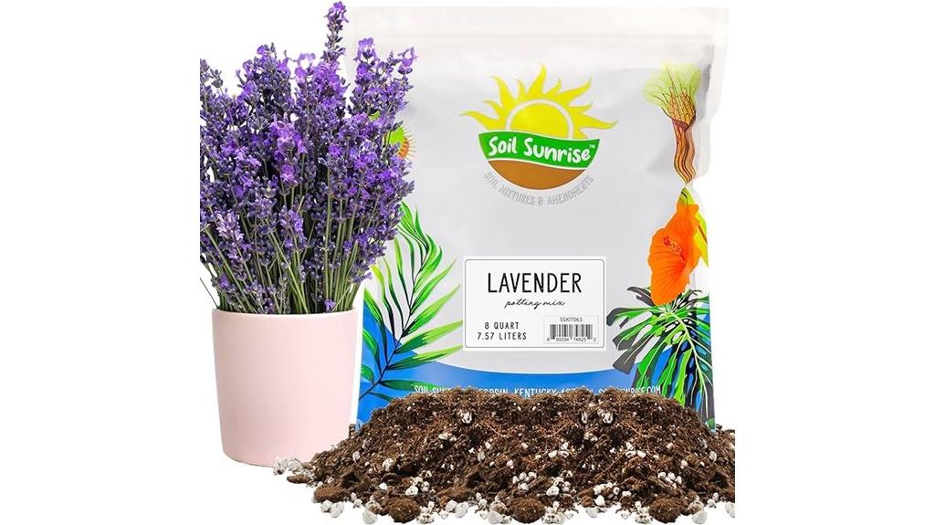 lavender potting soil mix