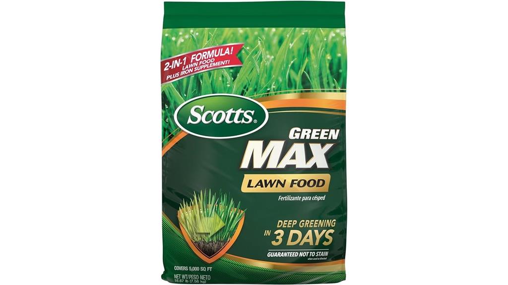 lawn fertilizer with iron